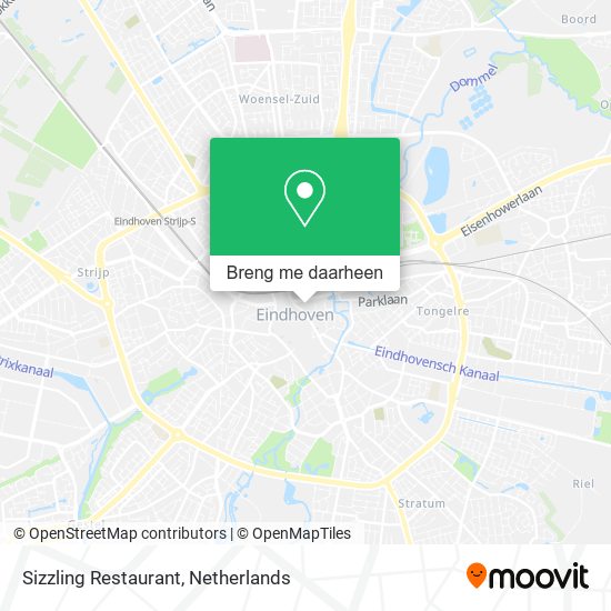 Sizzling Restaurant kaart