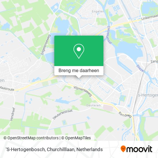'S-Hertogenbosch, Churchilllaan kaart