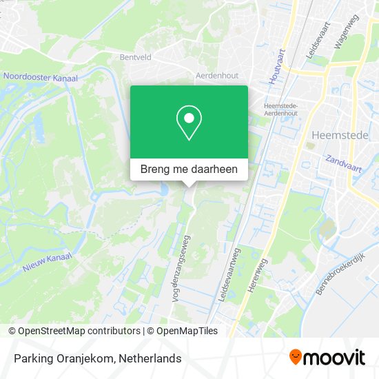 Parking Oranjekom kaart