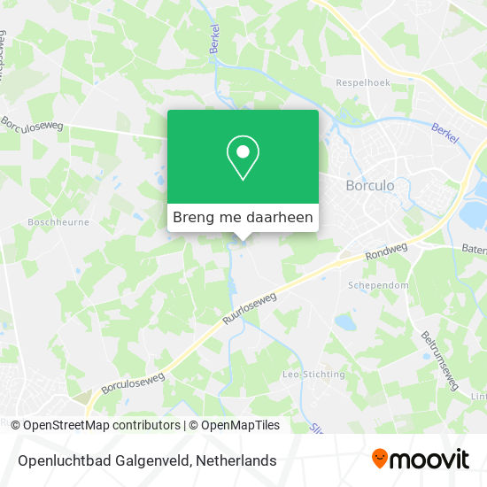 Openluchtbad Galgenveld kaart