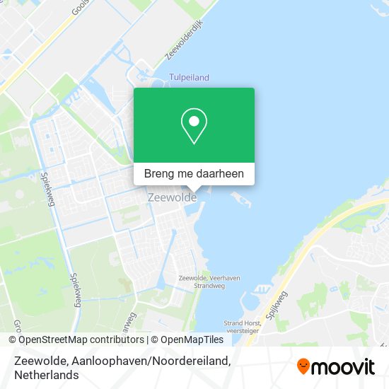 Zeewolde, Aanloophaven / Noordereiland kaart