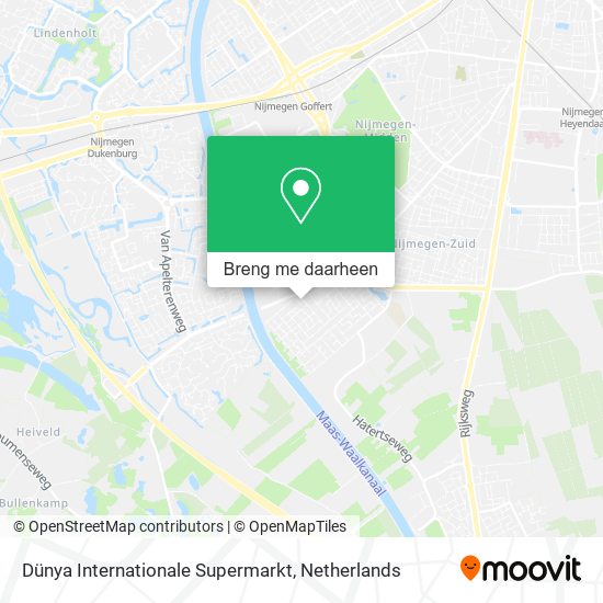 Dünya Internationale Supermarkt kaart