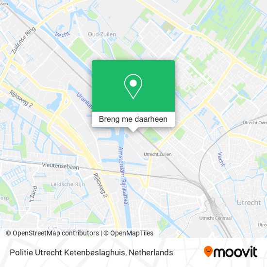 Politie Utrecht Ketenbeslaghuis kaart