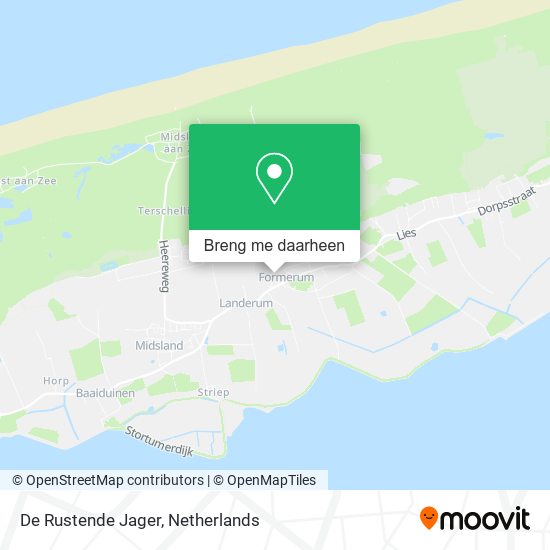 De Rustende Jager kaart