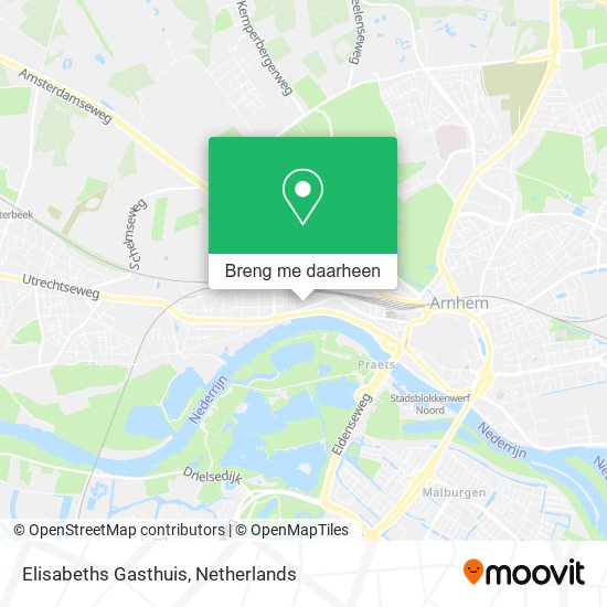 Elisabeths Gasthuis kaart