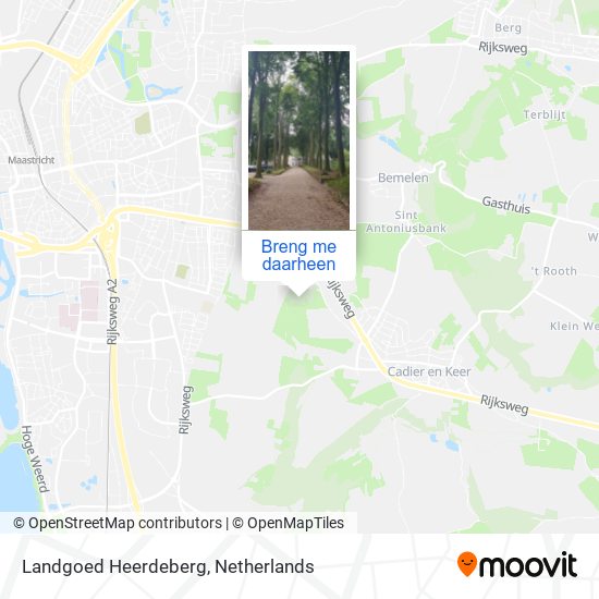 Landgoed Heerdeberg kaart
