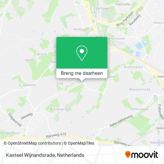 Kasteel Wijnandsrade kaart