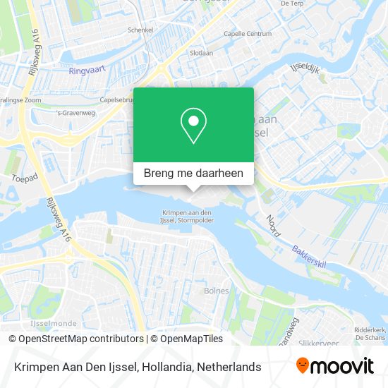 Krimpen Aan Den Ijssel, Hollandia kaart