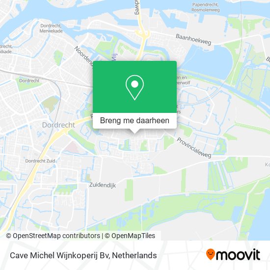 Cave Michel Wijnkoperij Bv kaart