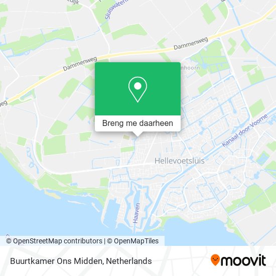 Buurtkamer Ons Midden kaart