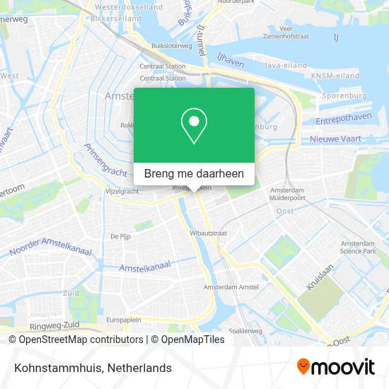 Kohnstammhuis kaart