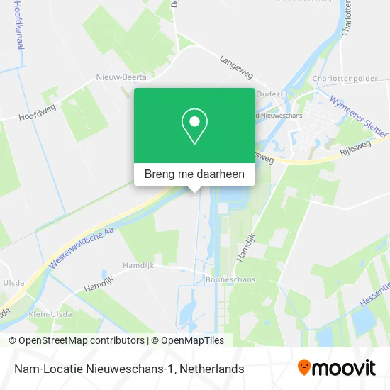 Nam-Locatie Nieuweschans-1 kaart