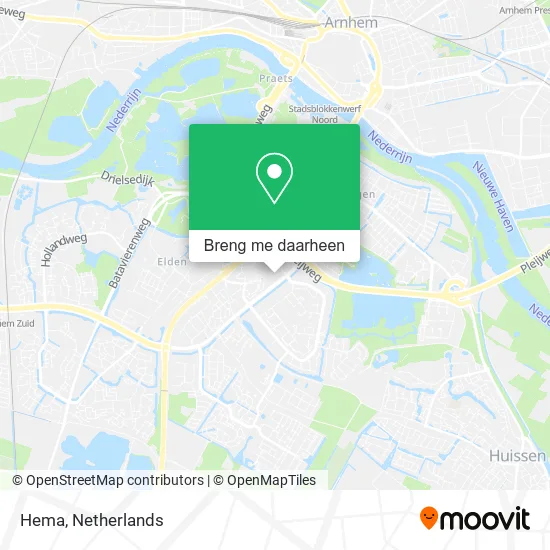 Hema kaart