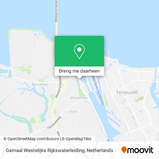 Gemaal Westelijke Rijkswaterleiding kaart