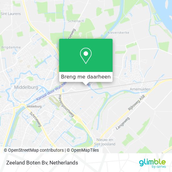 Zeeland Boten Bv kaart