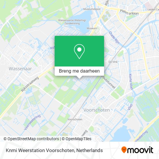 Knmi Weerstation Voorschoten kaart