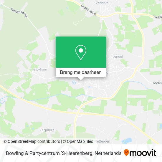 Bowling & Partycentrum 'S-Heerenberg kaart