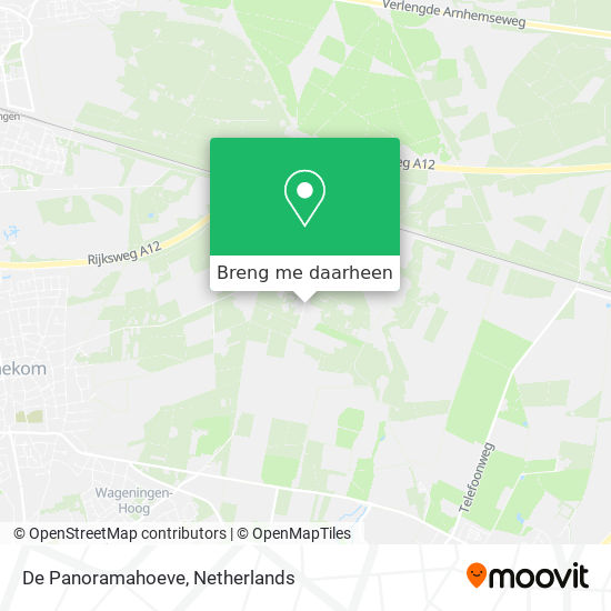 De Panoramahoeve kaart