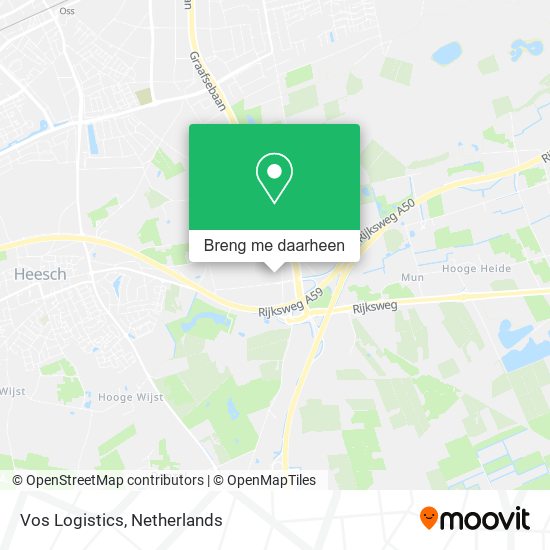 Vos Logistics kaart