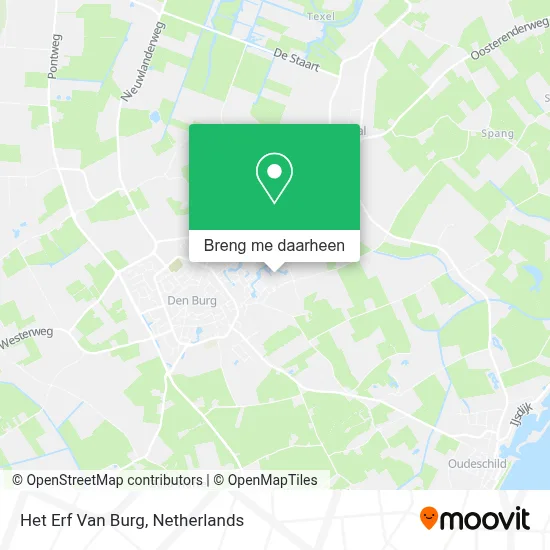 Het Erf Van Burg kaart
