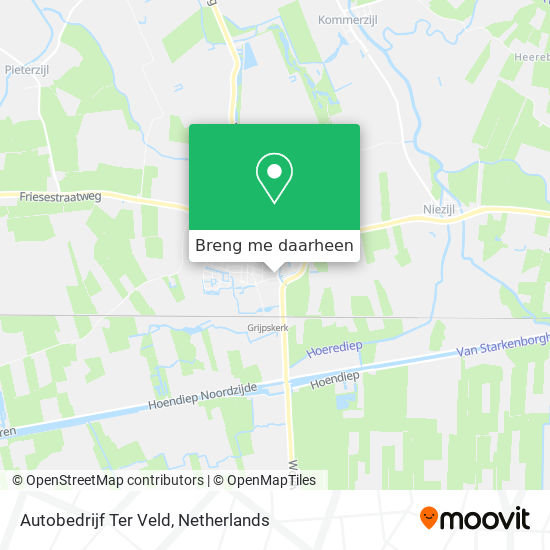 Autobedrijf Ter Veld kaart