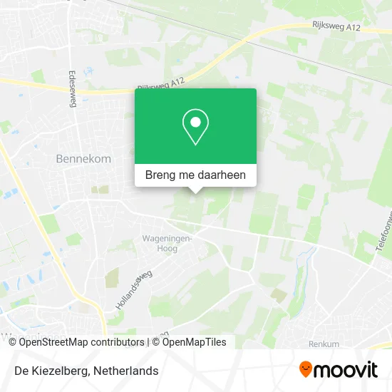 De Kiezelberg kaart