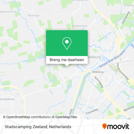 Stadscamping Zeeland kaart