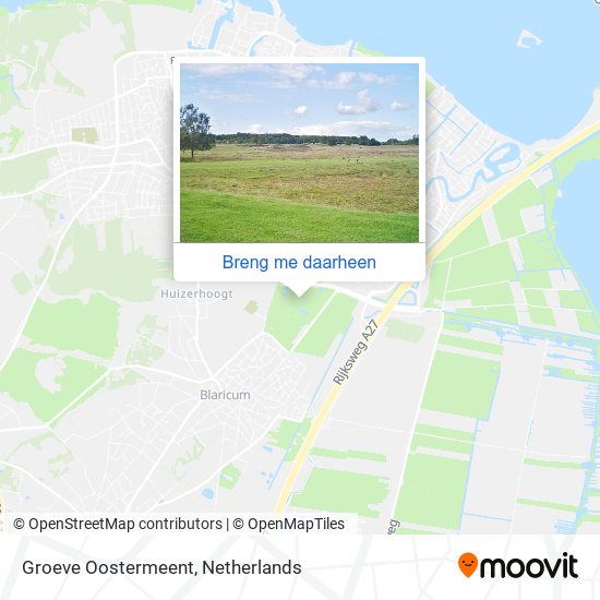 Groeve Oostermeent kaart