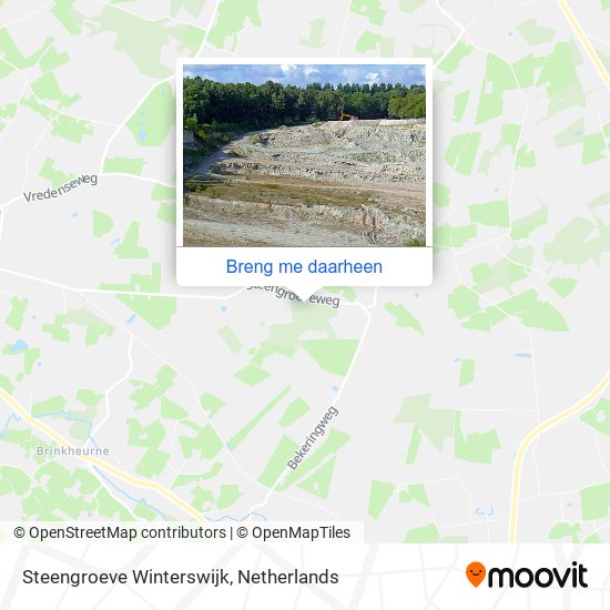 Steengroeve Winterswijk kaart