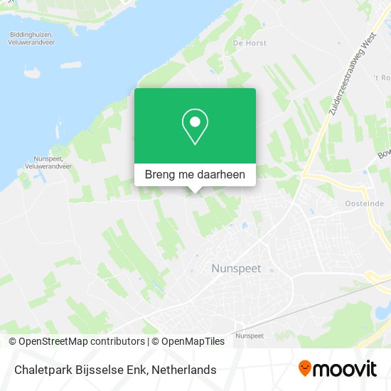 Chaletpark Bijsselse Enk kaart