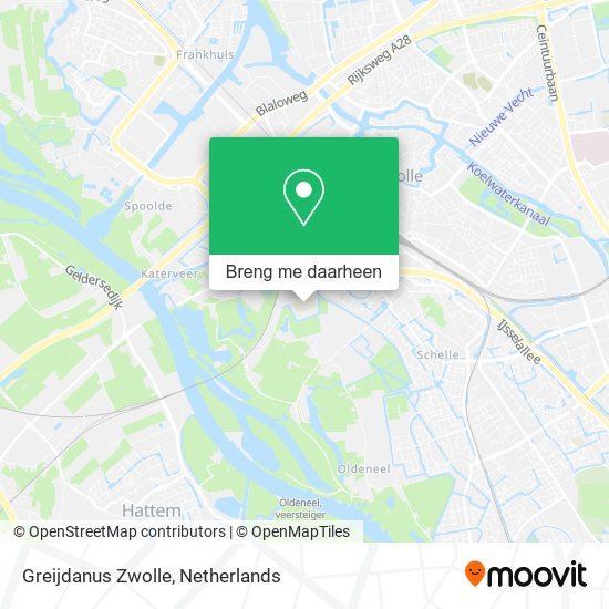 Greijdanus Zwolle kaart