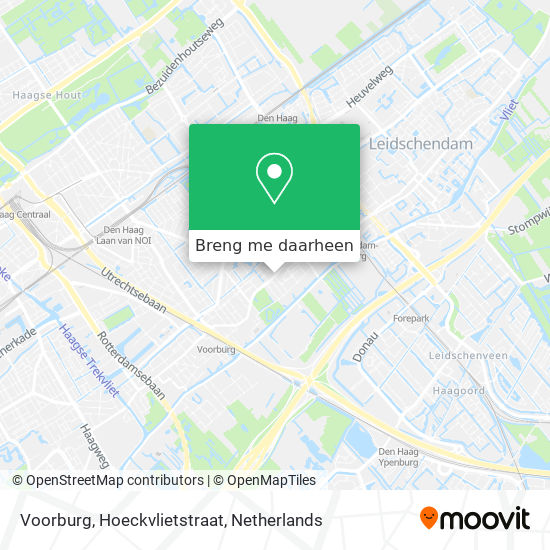 Voorburg, Hoeckvlietstraat kaart