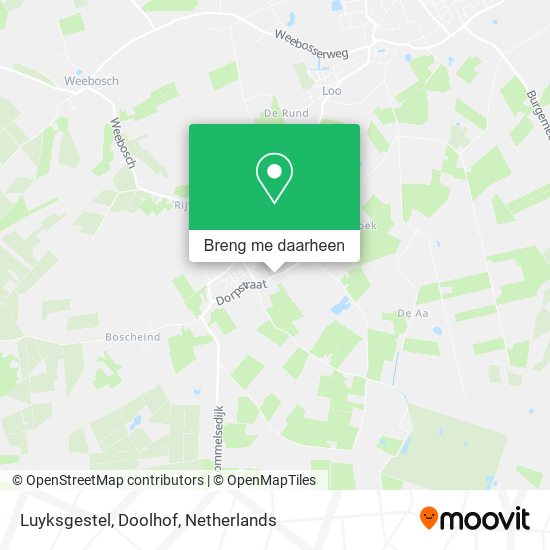 Luyksgestel, Doolhof kaart