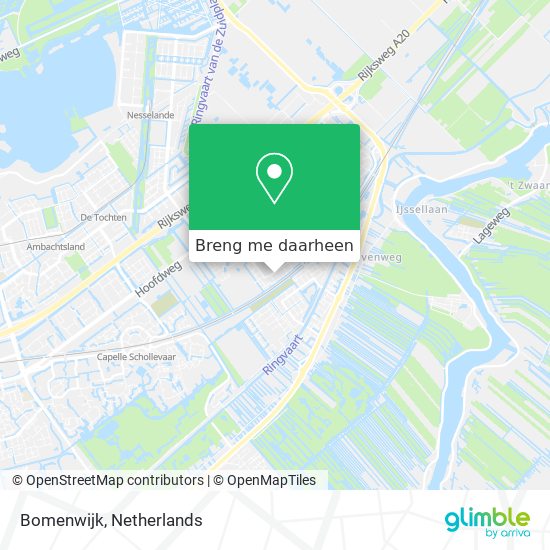 Bomenwijk kaart
