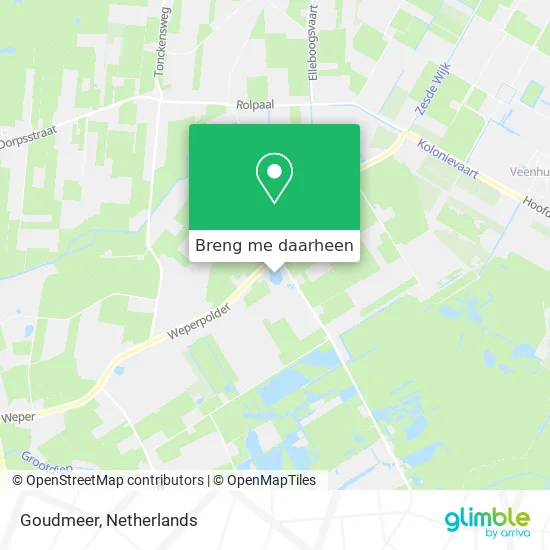 Goudmeer kaart
