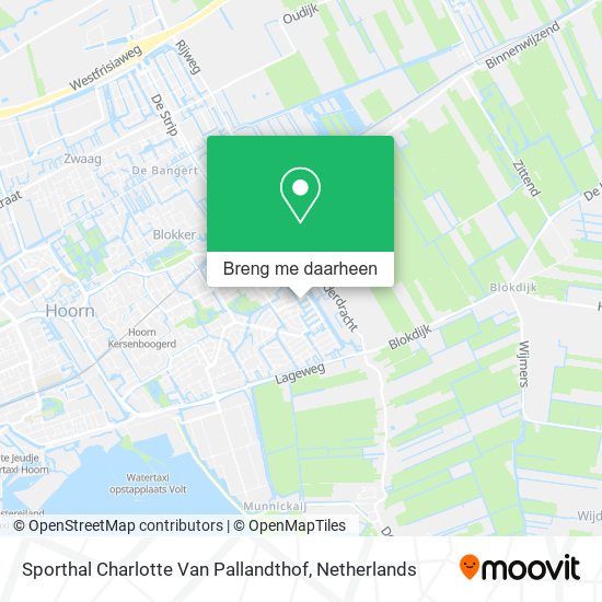 Sporthal Charlotte Van Pallandthof kaart