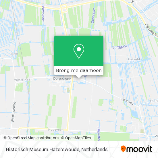 Historisch Museum Hazerswoude kaart