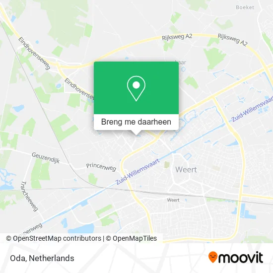 Oda kaart