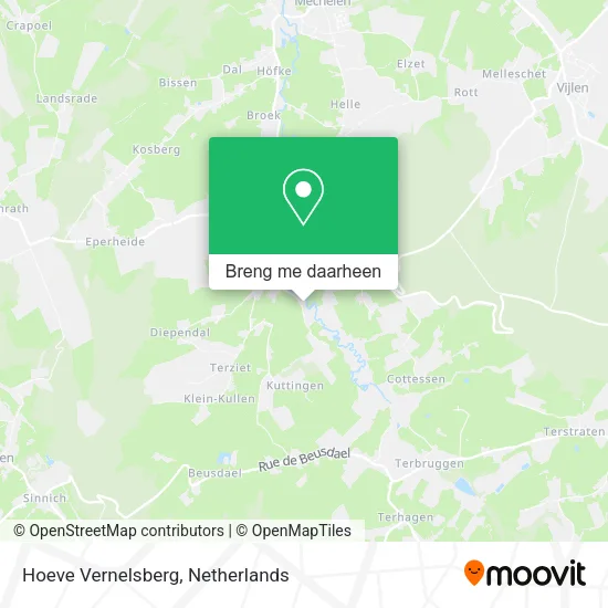 Hoeve Vernelsberg kaart