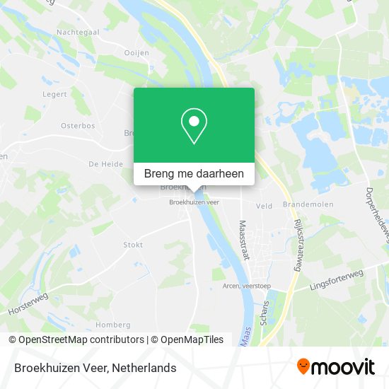 Broekhuizen Veer kaart