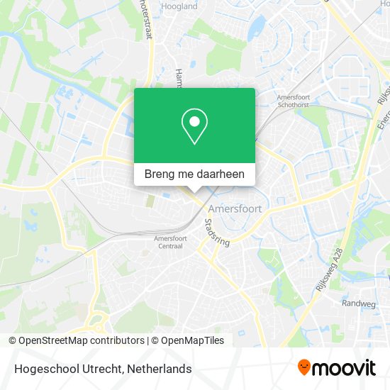 Hogeschool Utrecht kaart