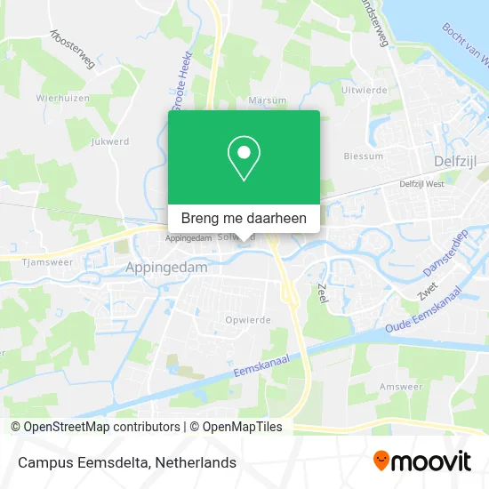 Campus Eemsdelta kaart