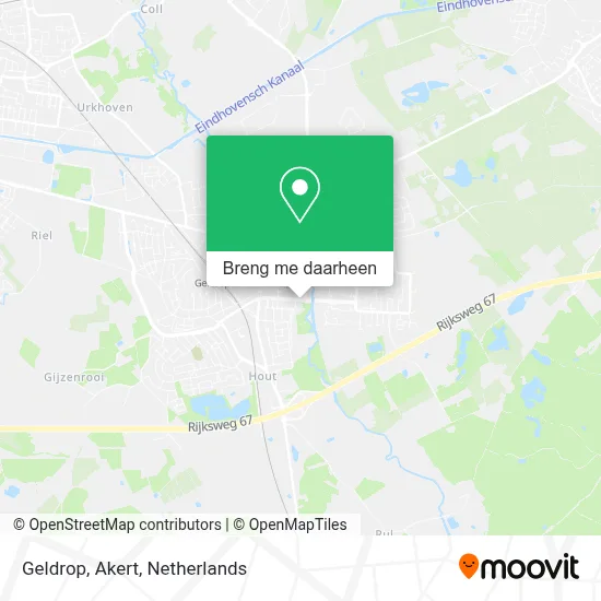 Geldrop, Akert kaart