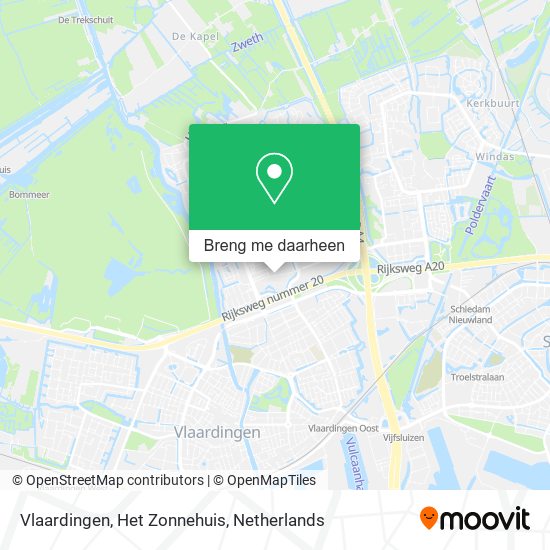 Vlaardingen, Het Zonnehuis kaart