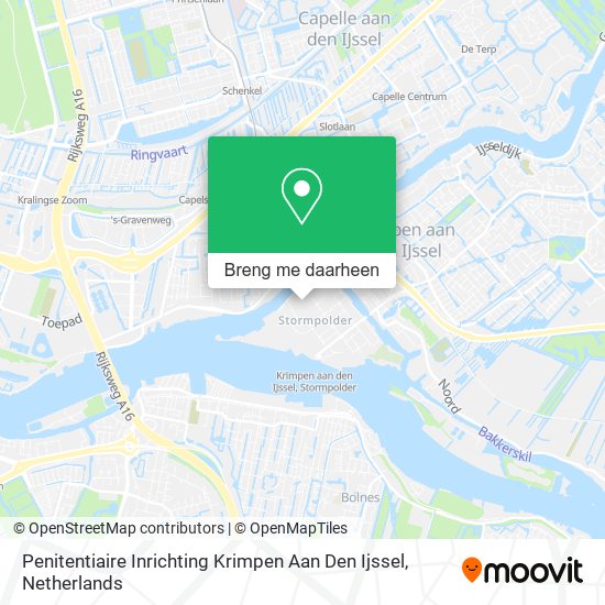 Penitentiaire Inrichting Krimpen Aan Den Ijssel kaart