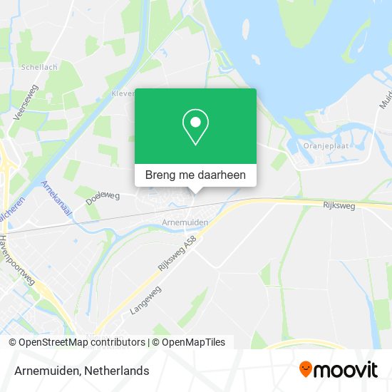 Arnemuiden kaart