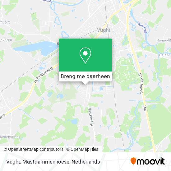 Vught, Mastdammenhoeve kaart