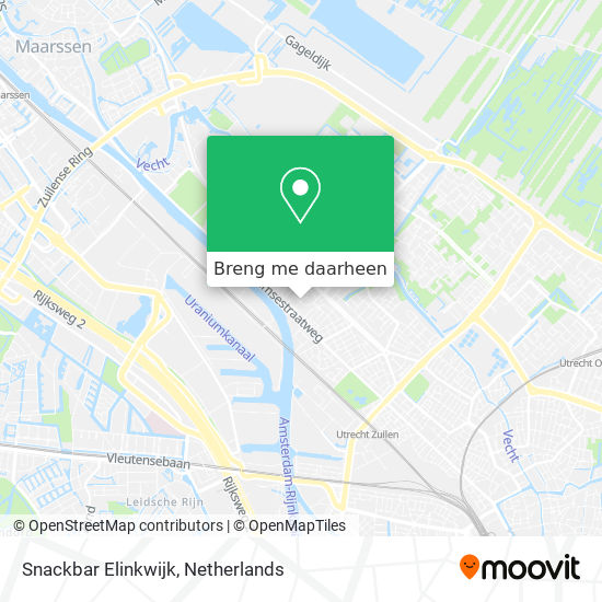 Snackbar Elinkwijk kaart