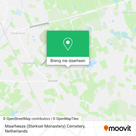 Maarheeze (Sterksel Monastery) Cemetery kaart