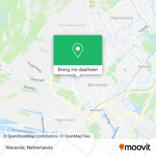 Warande kaart